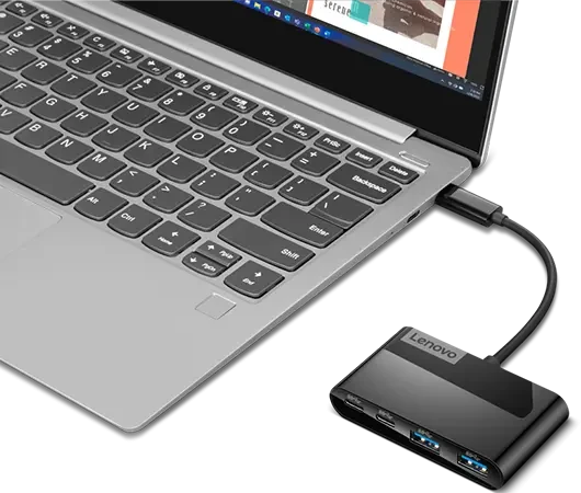 Lenovo | USB-C 4 prievadų šakotuvas | Adapteriai | USB-C