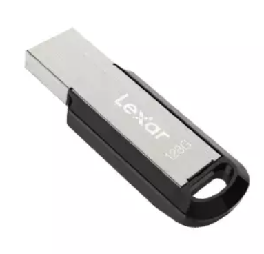 Lexar | Flash Drive | JumpDrive M400 | 128 GB | USB 3.0 | Juodas/Pilkas