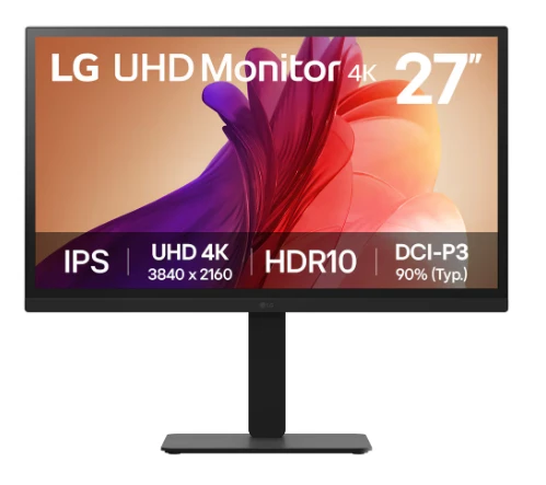 Monitorius LG | 27BA45QB-B | 27 " | IPS | 16:9 | 75 Hz | 5 ms | 2560 x 1440 pikselių | 280 cd/m² | HDMI jungtys quantity 2 | Juodas