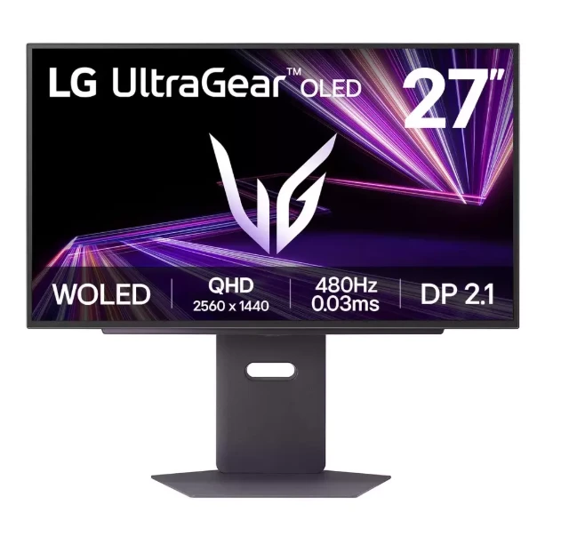 Monitorius LG „UltraGear 27GX790A-B“ – 480 Hz | QHD | 26,5 colio | OLED | 0,03 ms
