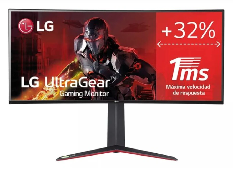 LG | Curved Gaming Monitorius | 34GN850P-B | 34 colių | IPS | UWQHD | 21:9 | 160 Hz | 1 ms | 3440 x 1440 | 400 cd/m²