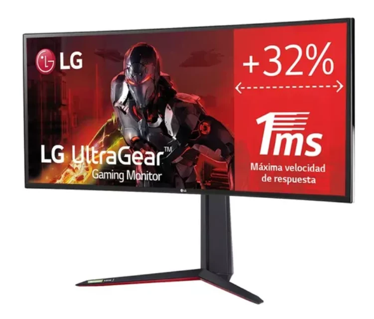 LG | Curved Gaming Monitorius | 34GN850P-B | 34 colių | IPS | UWQHD | 21:9 | 160 Hz | 1 ms | 3440 x 1440 | 400 cd/m²