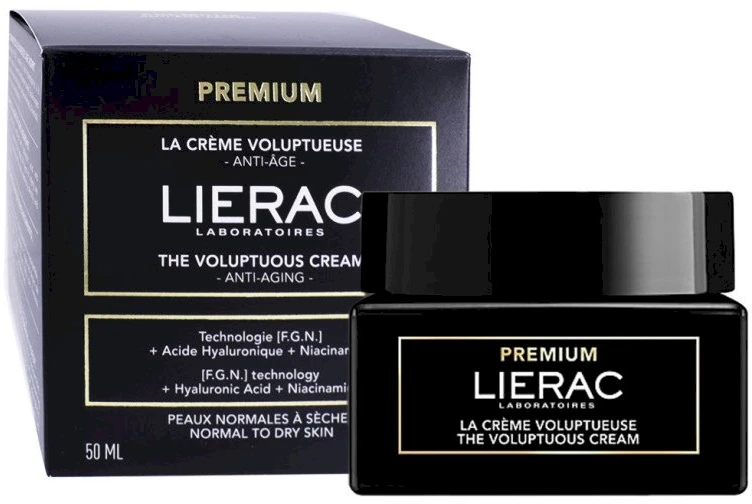 Lierac Premium The Voluptuous Kremas prabangus veido kremas, 50 ml