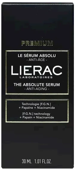 Lierac Premium The Booster Serumas Absolute Anti-Aging regeneruojamasis veido serumas, 30 ml