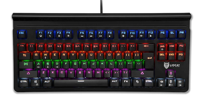 "Liocat" žaidimų klaviatūra KX 365 CM mechaninė qwerty juoda