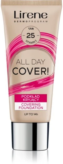 Lirene Covering Foundation 24 Warm rusvai gelsvas, 30 ml