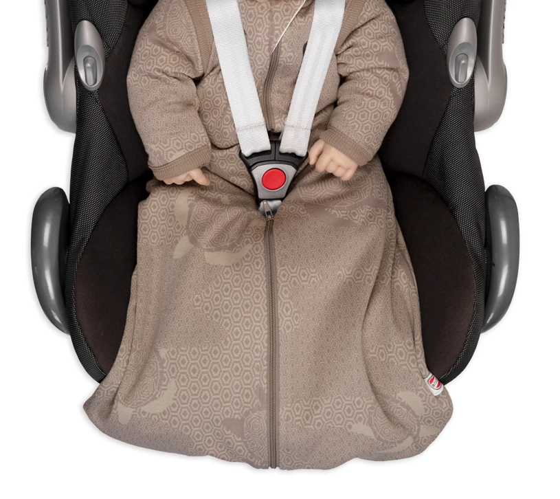 Swaddleme „Lodger Hopper Matcha Turtle“ gulamaiss ar nemamams priedurknem Buffalo 50/62
