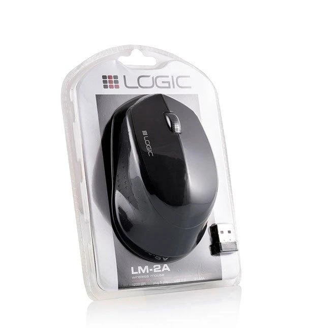 Logic Concept Belaidė pelė Logic LM-2A, juoda