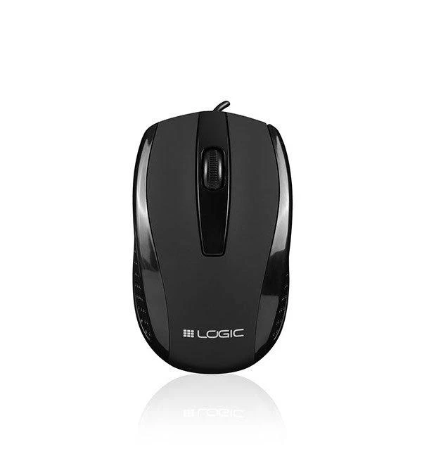 Logic Concept Logic LM-31 pelė su laidu, juoda