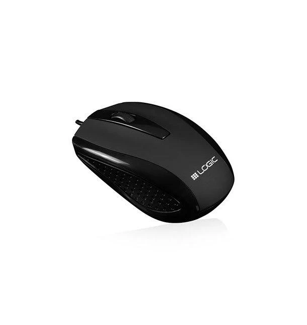 Logic Concept Logic LM-31 pelė su laidu, juoda