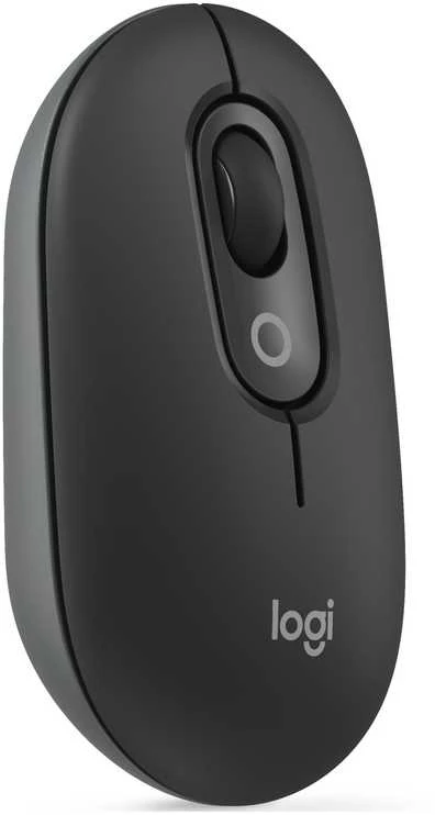 LOGITECH POP pelė su jaustukais – GRAPHITE – BT – EMEA28i-935 – FY25,TERRA