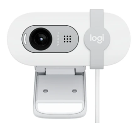 Internetinė kamera Logitech BRIO 100, baltos spalvos