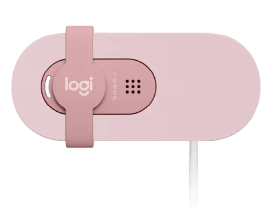 Internetinė kamera Logitech BRIO 100, rožinės spalvos