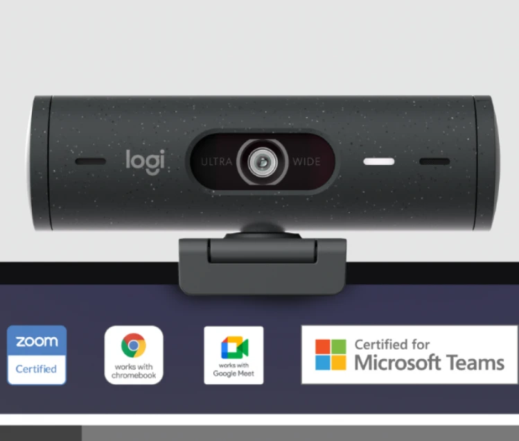 Internetinė kamera Logitech BRIO 500, Grafito spalvos