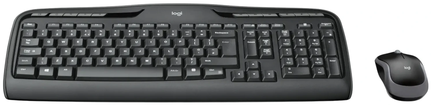 Belaidis klaviatūros ir pelės rinkinys Logitech MK330, US išdėstymas