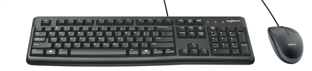 Laidinis klaviatūros ir pelės komplektas Logitech MK120, RUS išdėstymas
