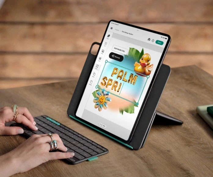 Logitech Flip Folio Case with keyboard for iPad Pro and Air 13"