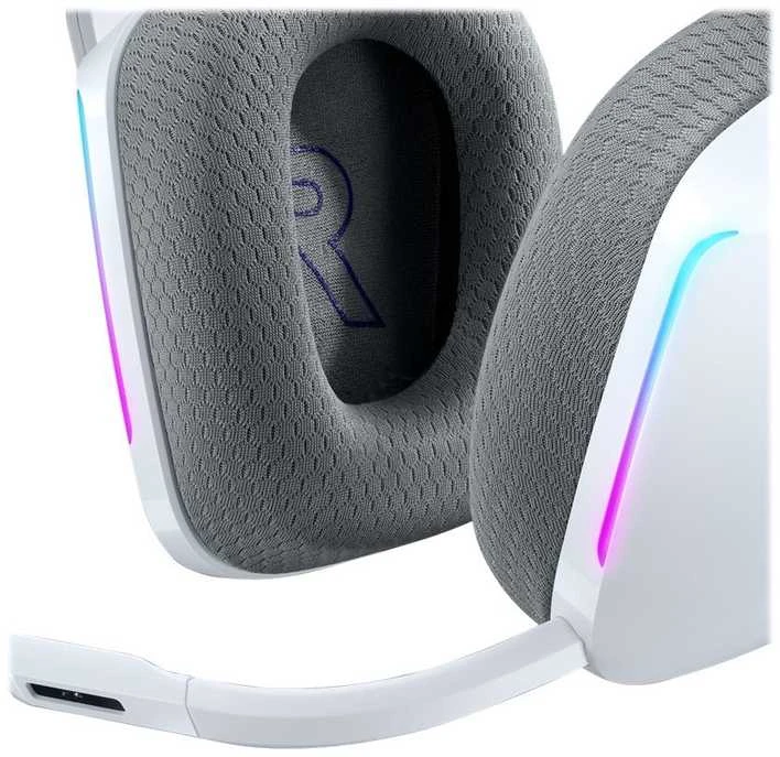 Belaidės ausinės Logitech G733, LIGHTSPEED, RGB, Baltos spalvos