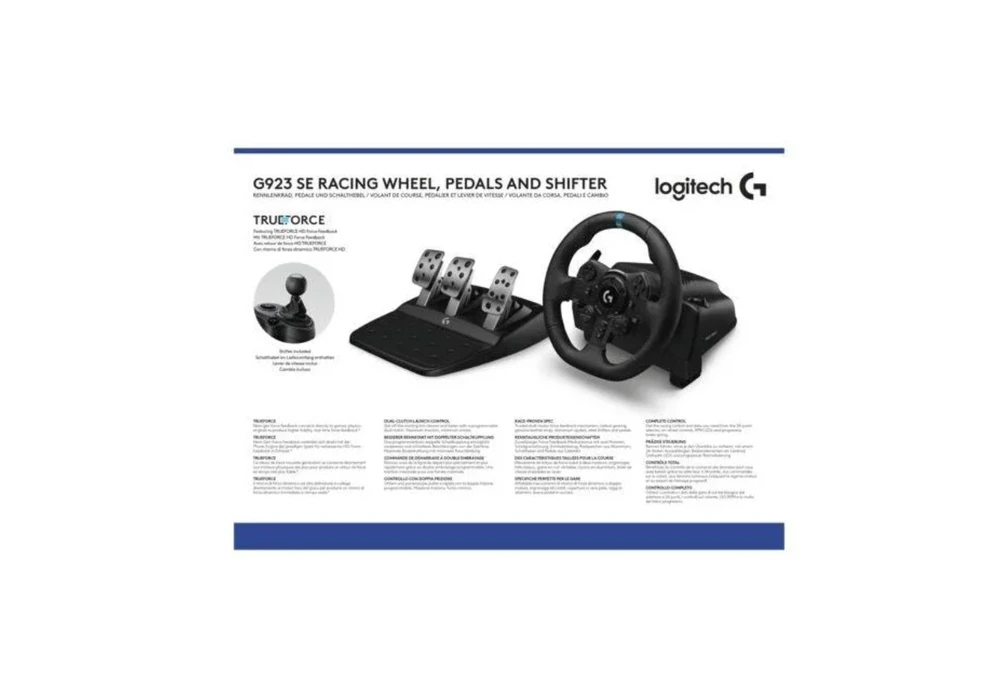 Logitech G923 SE + Shifter PS4/PS5/PC