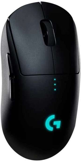 Logitech G PRO Belaidė žaidimų pelė, RF belaidė, 25600 DPI, Juoda