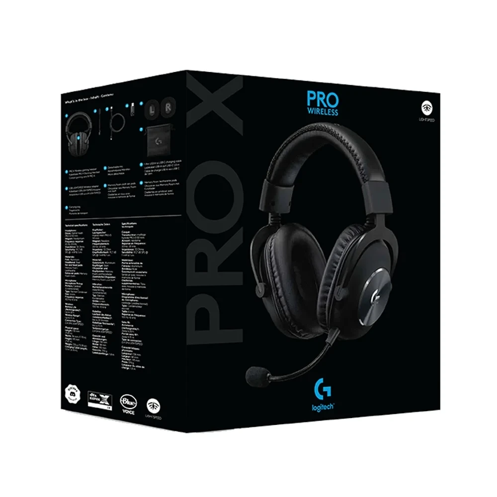 Ausinės - Logitech PRO X SE Ausinės su laidu Žaidimams (50mm drivers, USB/3.5mm, Juodas)