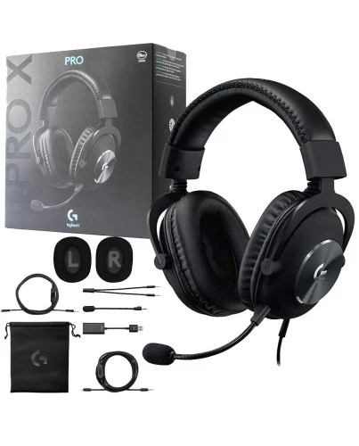 Ausinės - Logitech PRO X SE Ausinės su laidu Žaidimams (50mm drivers, USB/3.5mm, Juodas)
