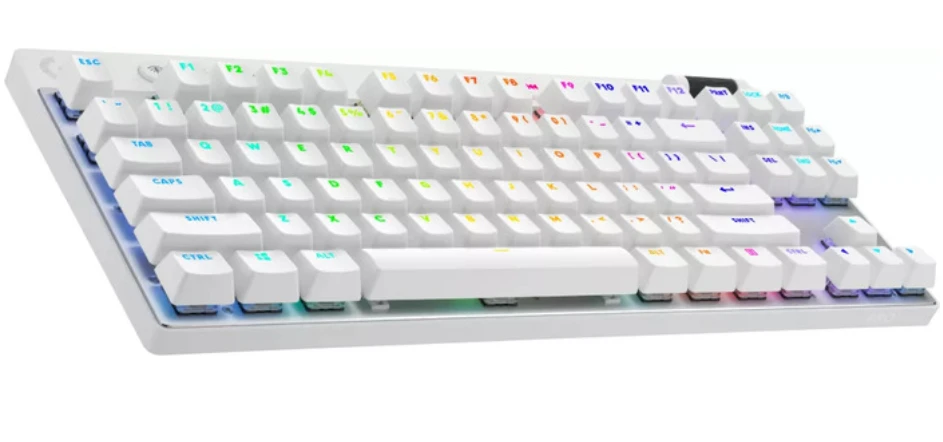 Žaidimų klaviatūra Logitech G Pro X TKL Lightspeed, US išdėstymas, Baltos spalvos aprašymas - Prekės nuotrauka Žaidimų klaviatūra Logitech G Pro X TKL Lightspeed, US išdėstymas, Baltos spalvos aprašymas - Prekės nuotrauka