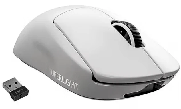 LOGITECH G305 X SUPERLIGHT Belaidė pelė žaidimams - Baltas - 2.4GHZ - EER2 - 933