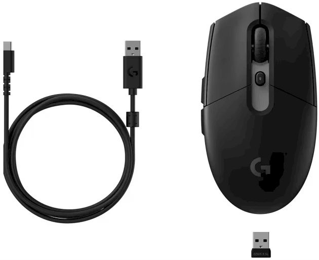 Pelė Myszka žaidimams Logitech G305 X Superlight belaidė 44000 dpi optinė juoda