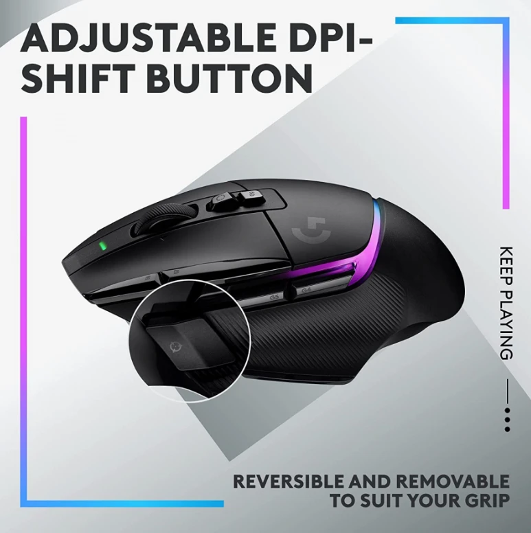 Žaidimų Pelė Logitech G502 X PLUS, juoda