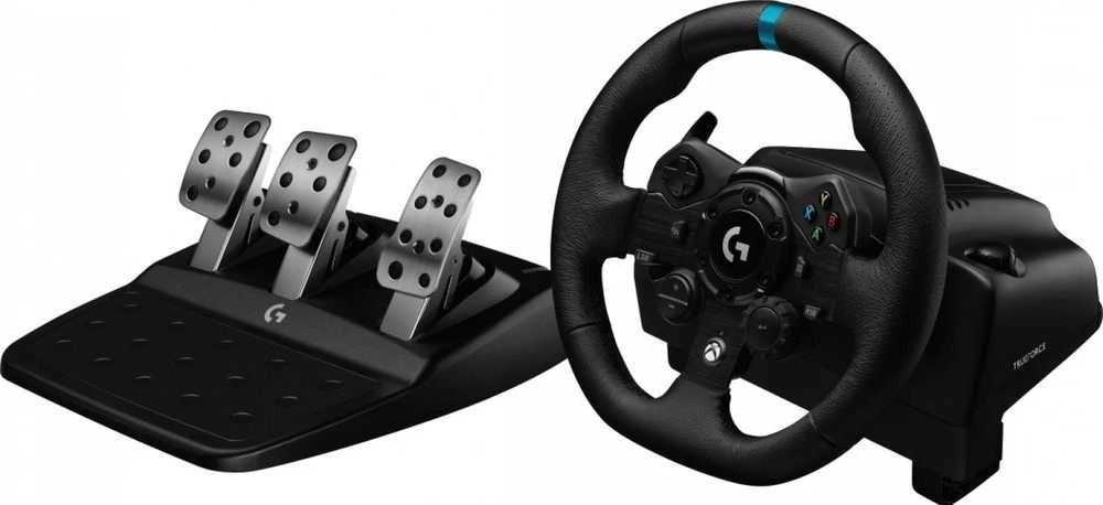 Logitech G923 TRUEFORCE simuliacinis lenktynių vairas su pedalais, skirtas Xbox Series X/S /Xbox One/PC