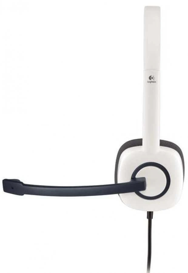 LOGITECH H150 ausinės su mikrofonu, baltos