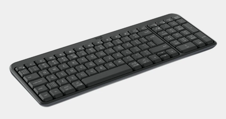 Klaviatūra LOGITECH K250 - GRAPHITE - JAV TARPTAUTINIS - 2.4GHZ/BT - INTNL-973