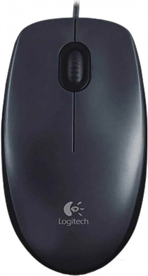 Logitech M100 Laidinė pelė USB-A 1000 DPI, Juoda