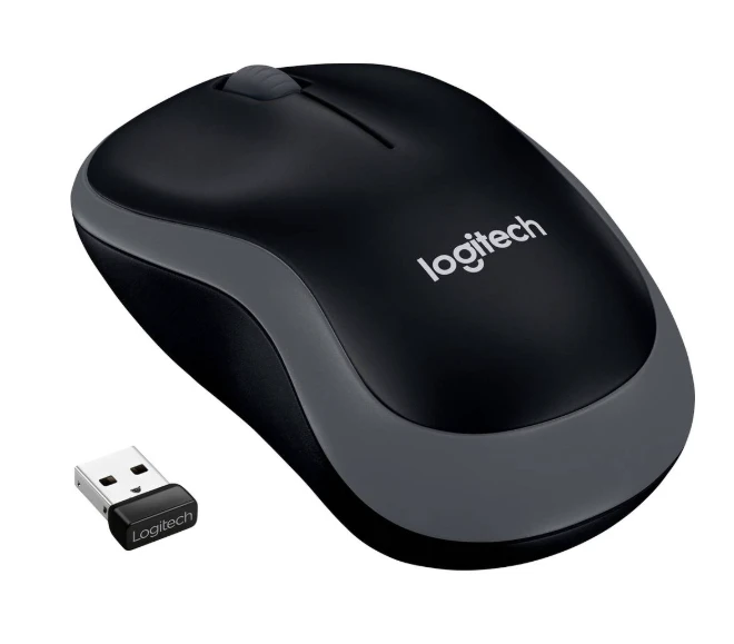 Bevielė pelė Logitech M185 pilka