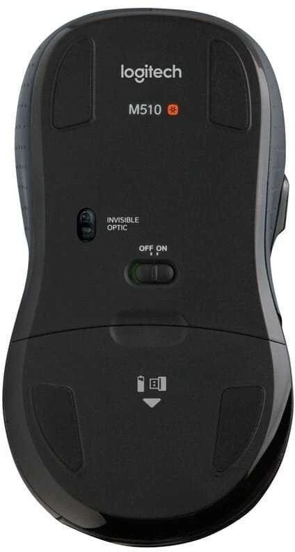 Logitech M510 kompiuterinė pelė Radijo dažnio belaidė Lazeris