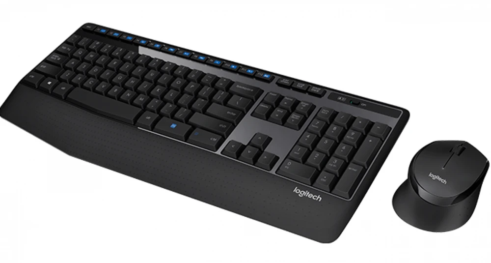 Belaidis klaviatūros ir pelės rinkinys Logitech MK345 Comfort, US išdėstymas