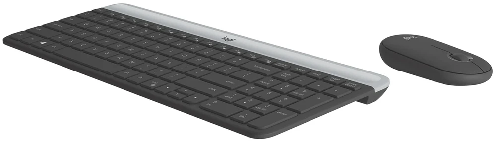 Logitech MK470 Slim Wireless Combo, belaidė klaviatūra ir pelė, US išdėstymas, Grafito spalvos