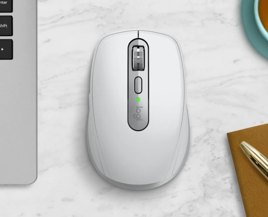 Belaidė pelė Logitech MX Anywhere 3S, šviesiai pilkos spalvos