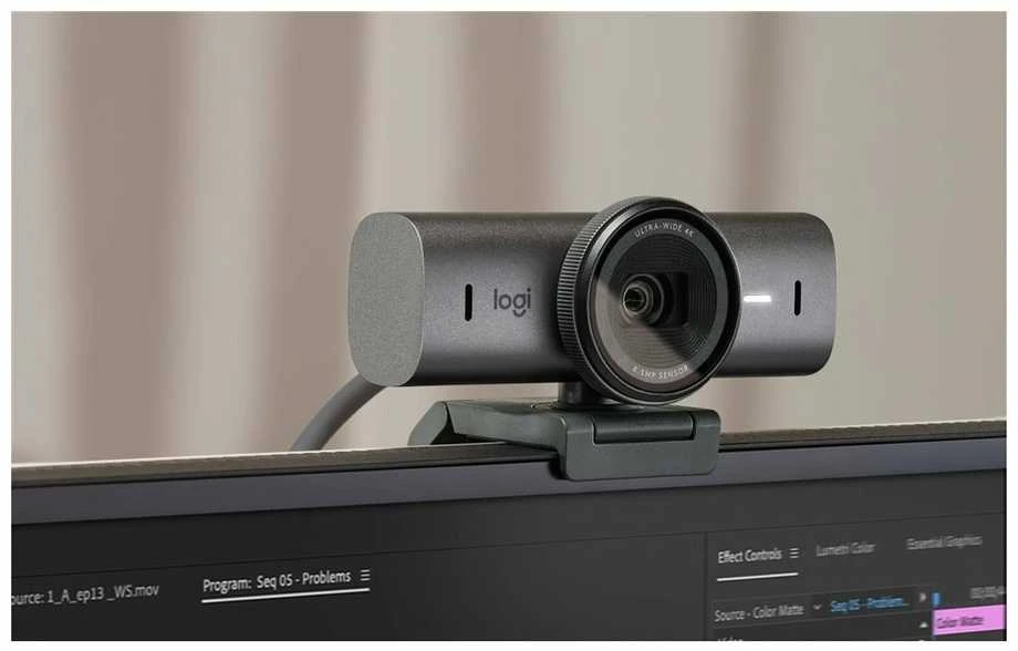 Logitech MX Brio 4K Ultra HD internetinė kamera, spalva: grafito (960-001559)