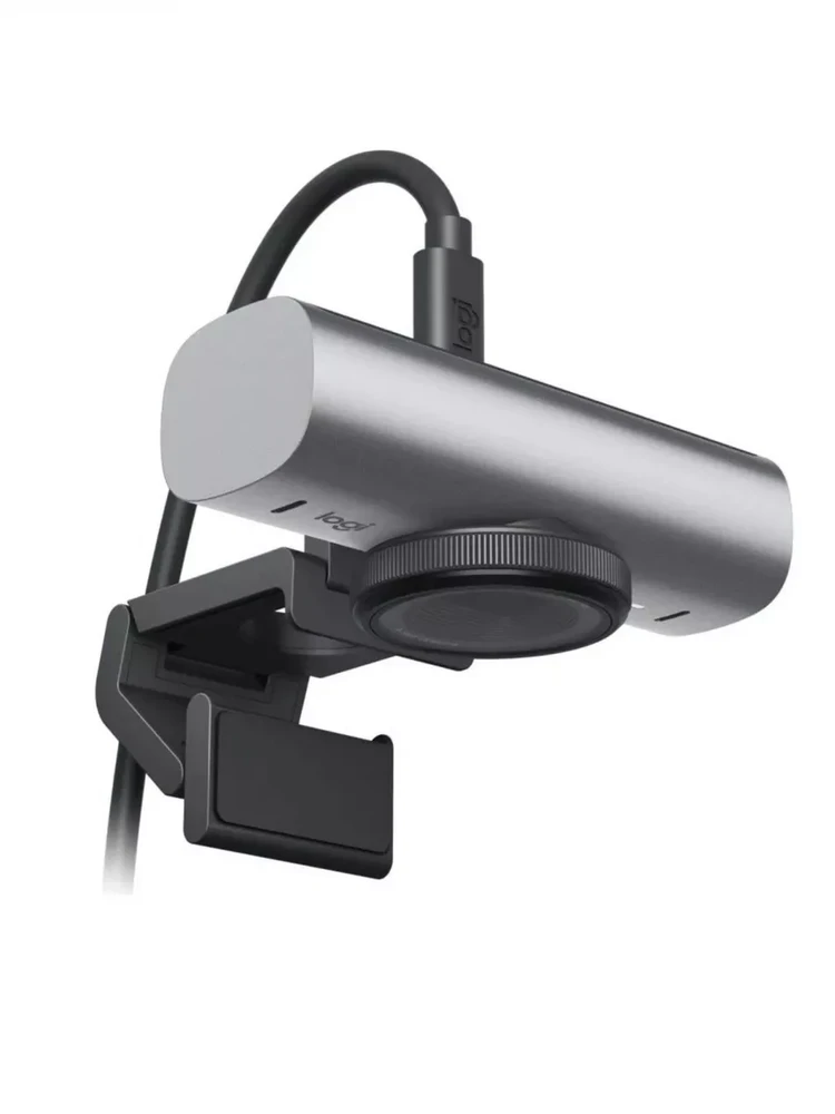 Logitech MX Brio 4K Ultra HD internetinė kamera, spalva: šviesiai pilka (960-001554)