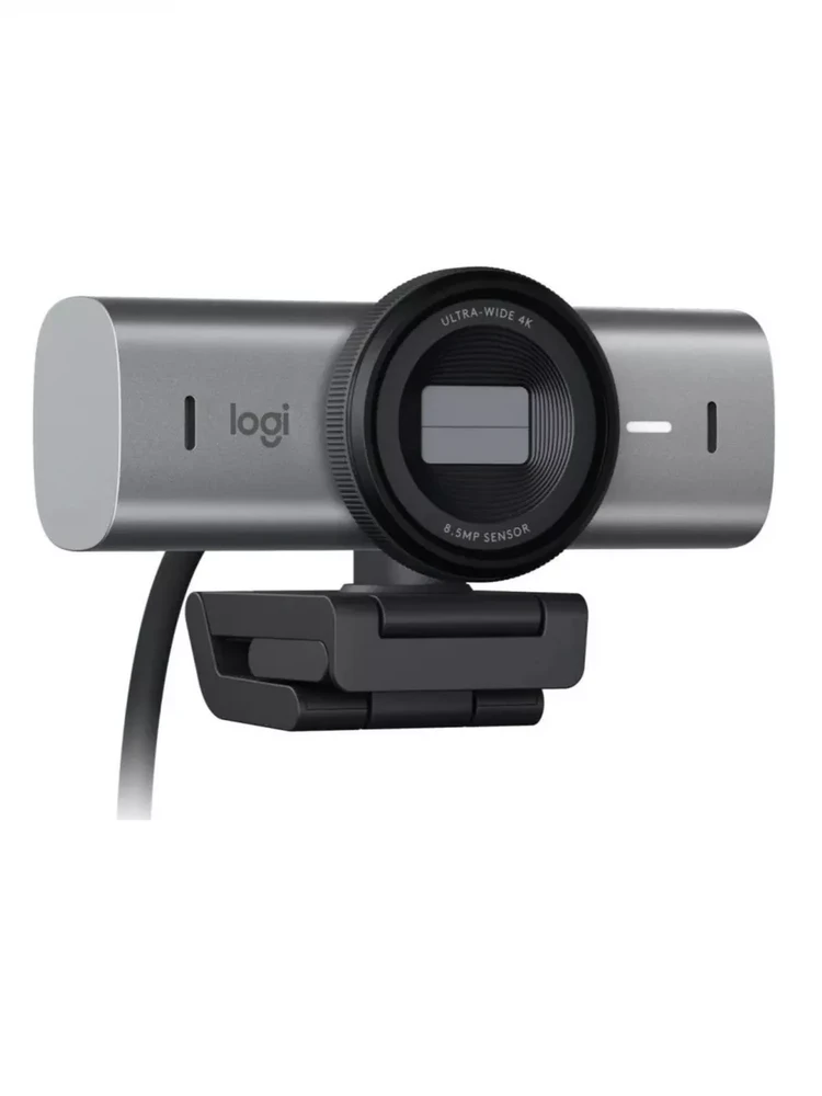 Logitech MX Brio 4K Ultra HD internetinė kamera, spalva: šviesiai pilka (960-001554)