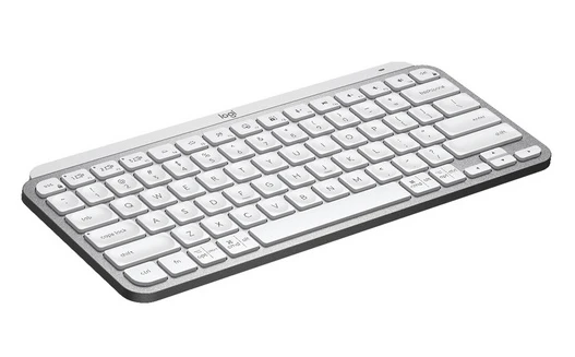 Minimalistinė Belaidė Klaviatūra su apašvietimu Logitech MX Keys Mini, Pilkos spalvos, US tarptautinis (Qwerty) išdėstymas