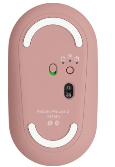 Klaviatūra ir pelė Logitech Pebble 2 Combo for Mac, rožinės spalvos