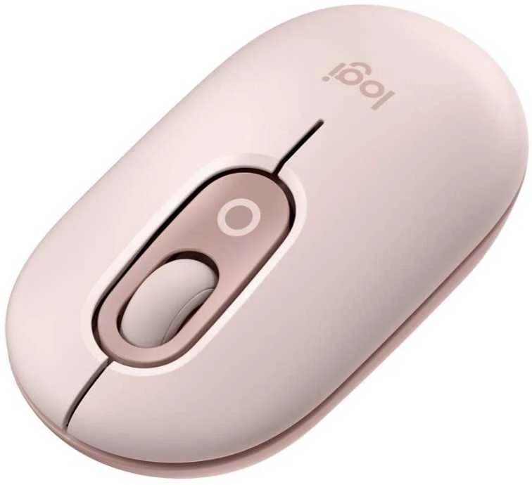 LOGITECH POP pelė su jaustukais – ROSE – BT – EMEA28i-935 – FY25,TERRA
