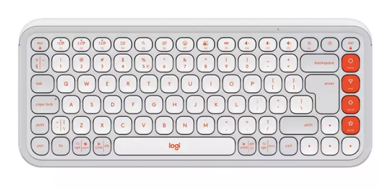 Klaviatūra LOGITECH POP ICON KEYS - OFF Baltas - US INT'L - BT - INTNL-973