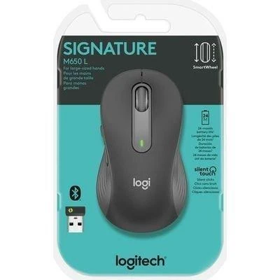 Tyli belaidė pelė Logitech M220, Juoda