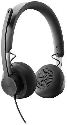 Ausinės Logitech Zone su laidu UC, Tamsiai pilkos