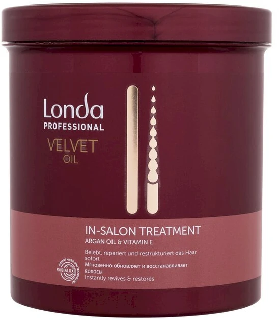 Londa Professional Velvet Aliejus argano aliejaus ir vitamino E atstatomoji plaukų kreminė kaukė, 750 ml