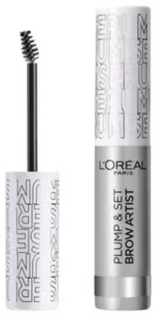 L'Oréal Paris Brow Artist Plump & Set Eyebrow Blakstienų tušas moterims, 4,9 ml